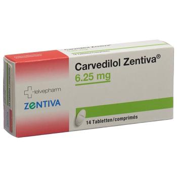 CARVEDILOL Zentiva Tabl 6.25 mg
