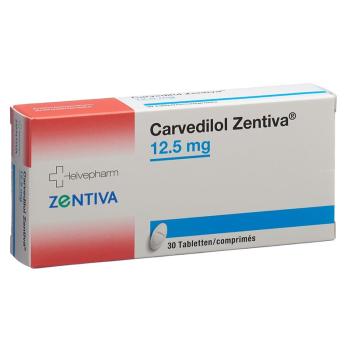 Carvedilol Zentiva Tabl 12.5 mg 100 pcs