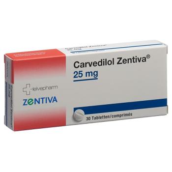 CARVEDILOL Zentiva Tabl 25 mg