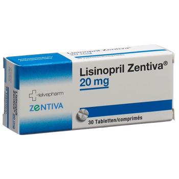 LISINOPRIL Zentiva Tabl 20 mg