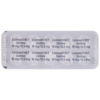 LISINOPRIL HCT Zentiva Tabl 10/12.5 mg
