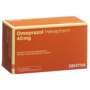 Omeprazole Helvepharm Filmtablet 40 mg 56 pcs