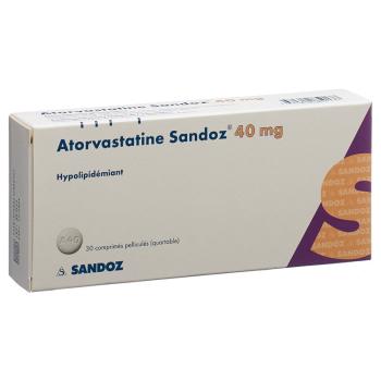 ATORVASTATIN Sandoz Filmtabl 40 mg