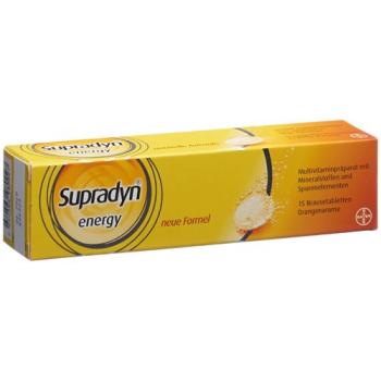 Supradyn Energy Brausetabletten Orange 15 Stück