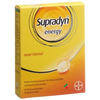 Supradyn Energy Brausetabletten Orange (neu) 45 Stück