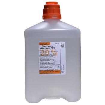 GLUC Bichsel Inf Lös 20 % 1000ml Fl o Best