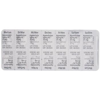 AGOMELATIN Spirig HC Filmtabl 25 mg
