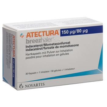 ATECTURA BREEZHALER Inh Caps 150mcg/80mcg