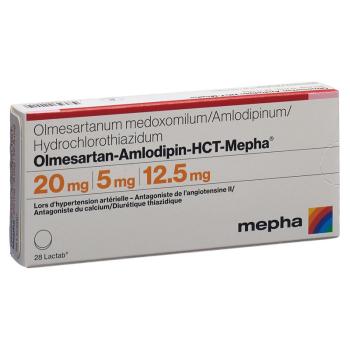 OLMESARTAN AMLO HCT Mepha Lactab 20/5/12.5