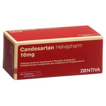 Candesartan Zentiva Tabl 16 mg 100 pcs