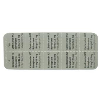 CANDESARTAN HCT ZENTIVA TABL 16/12.5 MG
