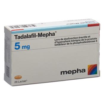 Tadalafil-Mepha Filmtabl 5 mg 84 pcs