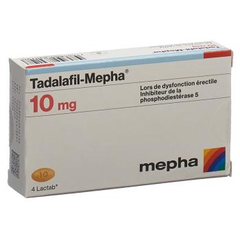 Tadalafil-Mepha Filmtabl 10 mg 12 pcs