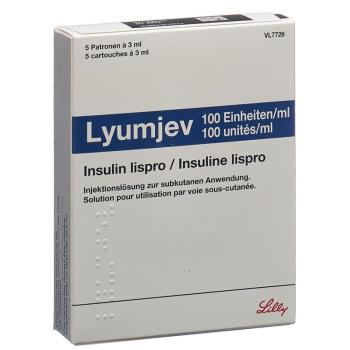 LYUMJEV Inj Los 100 IU/ml f pen