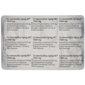 CO-AMOXICILLIN Spirig HC Filmtabl 1000 mg
