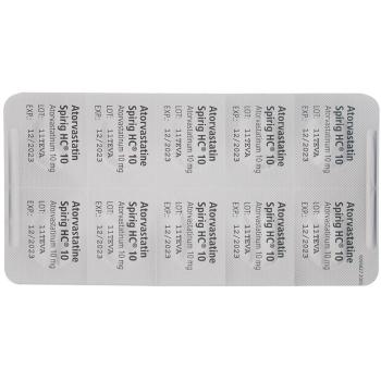 ATORVASTATIN Spirig HC film tablets 10 mg