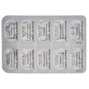 Gabapentin Sandoz film tablets 800 mg 100 pcs