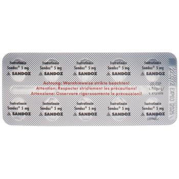 Isotretinoin Sandoz Solucaps 5 mg 30 pcs