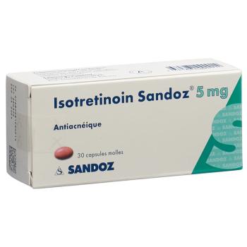 Isotretinoin Sandoz Solucaps 5 mg 100 pcs