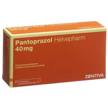 Pantoprazole Helvepharm Filmtabl 40 mg 90 pcs