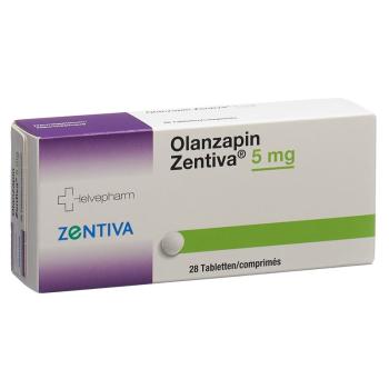 OLANZAPIN Zentiva Tabl 5 mg