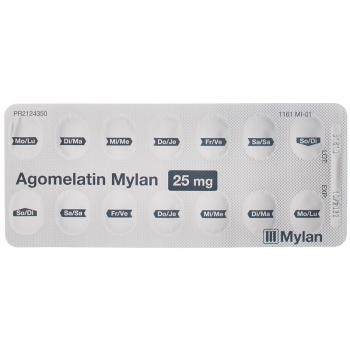 Agomelatine Mylan film tablets 25 mg 98 pcs