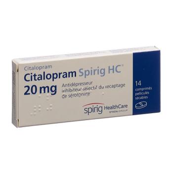 CITALOPRAM Spirig HC Filmtabl 20 mg