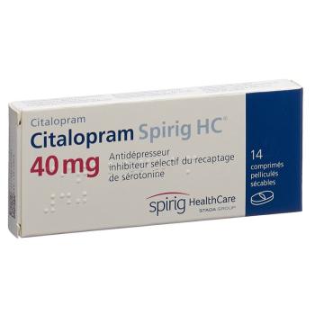 CITALOPRAM Spirig HC film tablets 40 mg