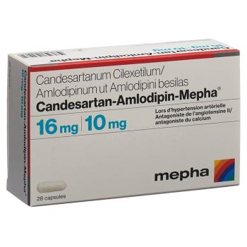 Candesartan-Amlodipin-Mepha Kaps 16mg/10mg 28 pcs
