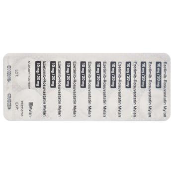 EZETIMIB ROSUVAST Mylan Filmtabl 10mg/20mg