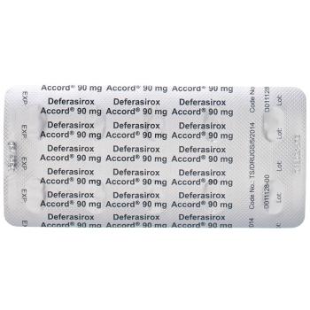 DEFERASIROX Accord film tablets 90 mg