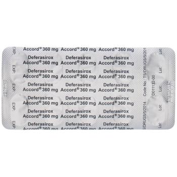DEFERASIROX Accord film tablets 360 mg