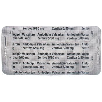 Amlodipine Valsartan Zentiva Filmtabl 5/80mg 98 pcs