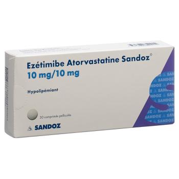 EZETIMIB Atorvastatin Sandoz film tablets 10/10 mg