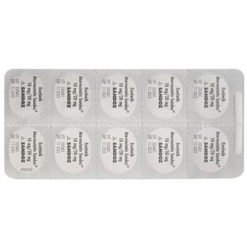 EZETIMIB Atorvast Sandoz Filmtabl 10/20mg