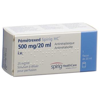 PEMETREXED Spirig HC Inf Konz 500 mg/20ml
