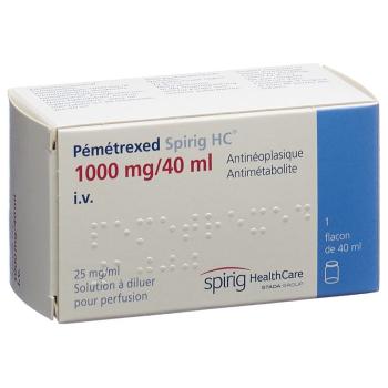 PEMETREXED Spirig HC Inf Konz 1000 mg/40ml