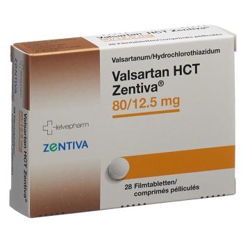 Valsartan HCT Zentiva film tablets 80/12.5 mg 98 pcs