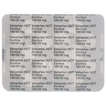 VALSARTAN HCT Zentiva Filmtablet 160/25mg