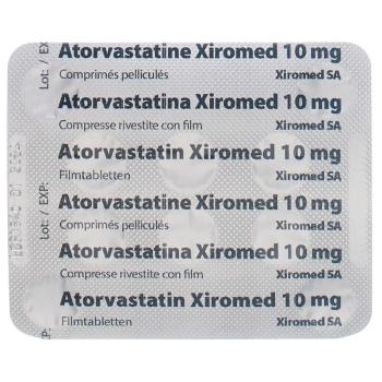 Atorvastatin Xiromed Filmtabl 10 mg 100 pcs