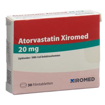 ATORVASTATIN Xiromed film tablets 20 mg