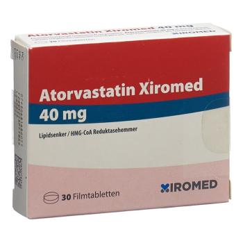Atorvastatin Xiromed Filmtabl 40 mg 100 pcs