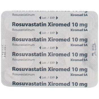 ROSUVASTATIN Xiromed film tablets 10 mg