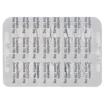 CAPECITABIN Zentiva film tablets 150 mg