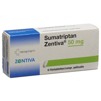 Sumatriptan Zentiva Filmtabl 50 mg 6 pcs