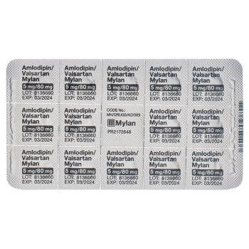 AMLODIPIN VALSARTAN Mylan Filmtabl 5/80mg