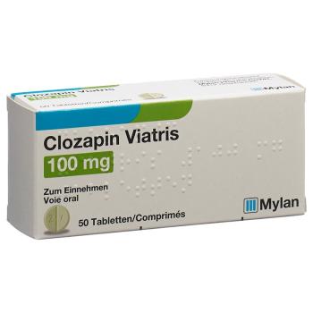 CLOZAPIN Viatris Tabl 100 mg