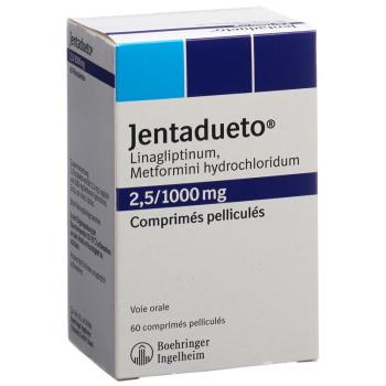 Jentadueto Filmtablet 2.5 mg/1000 mg 3 x 60 pcs