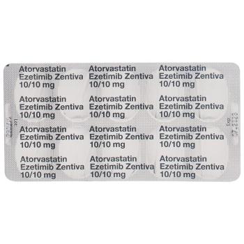 ATORVASTATIN Ezetimibe Zentiva Tabl 10/10mg
