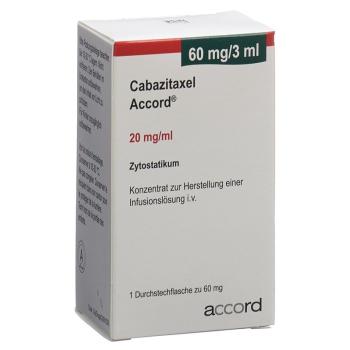 CABAZITAXEL Accord Inf Konz 60 mg/3ml